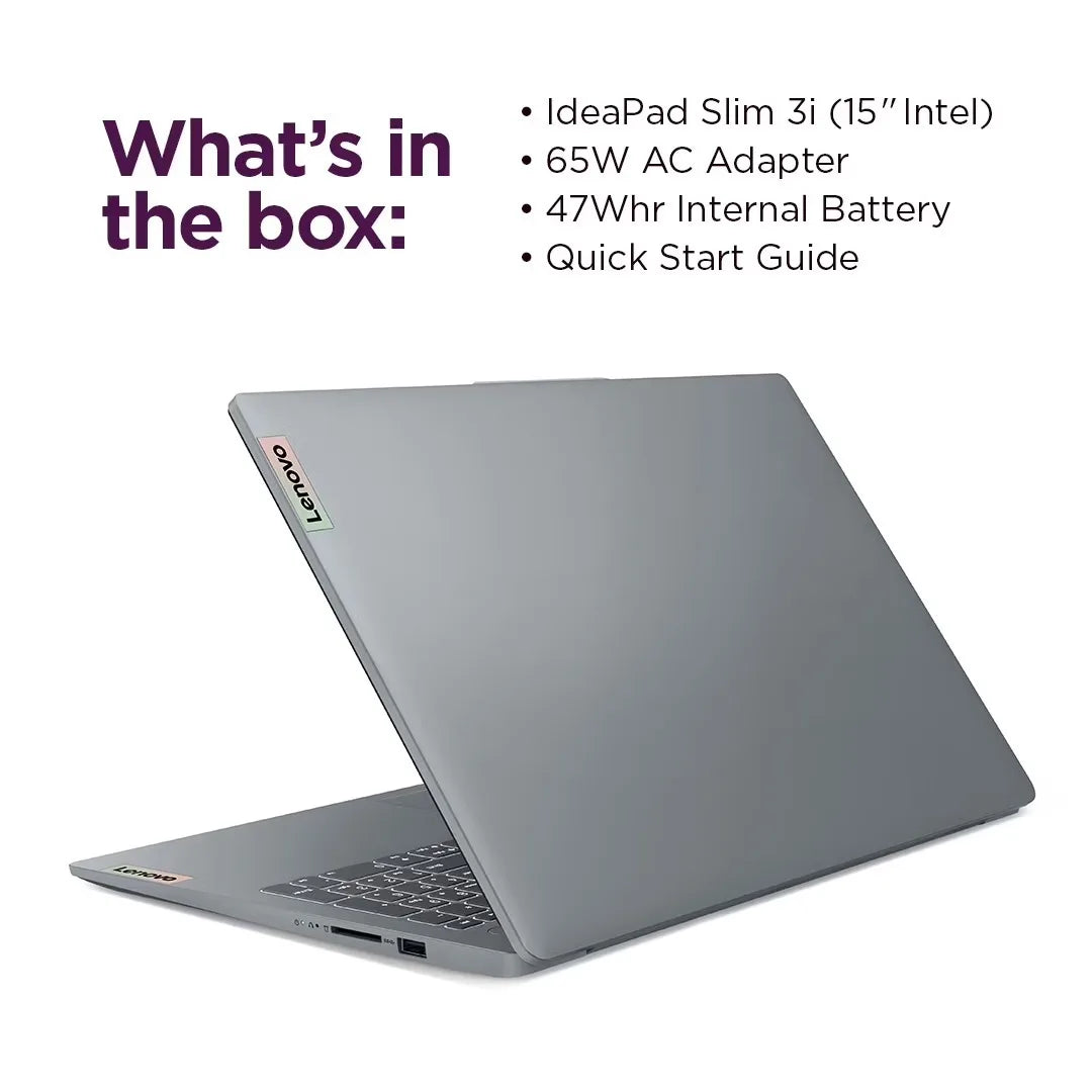 Lenovo IdeaPad Slim 3i Intel N100 Laptop Windows 11 Home