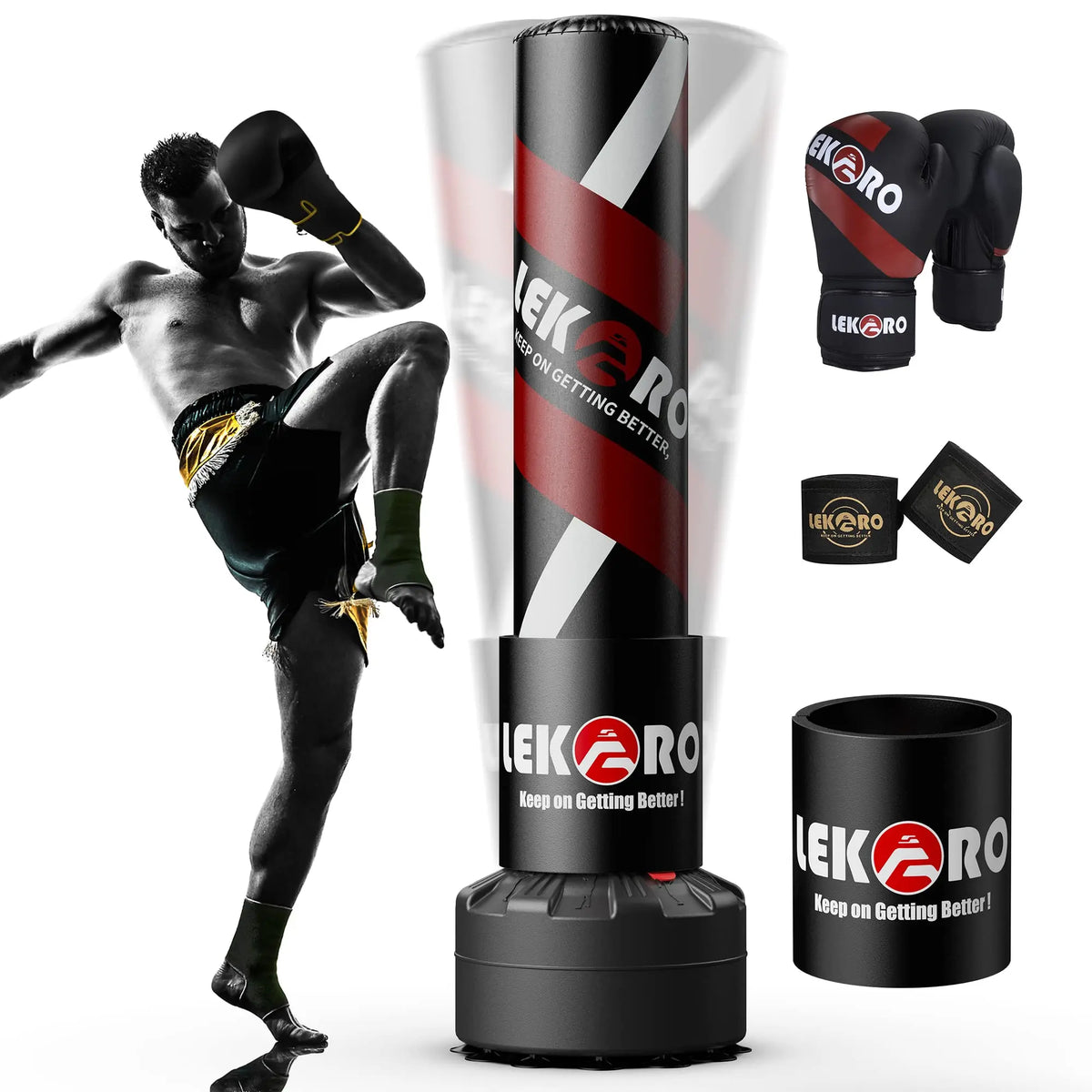 Standing Boxing Punching Tower For Muay Thai And Sanda Training