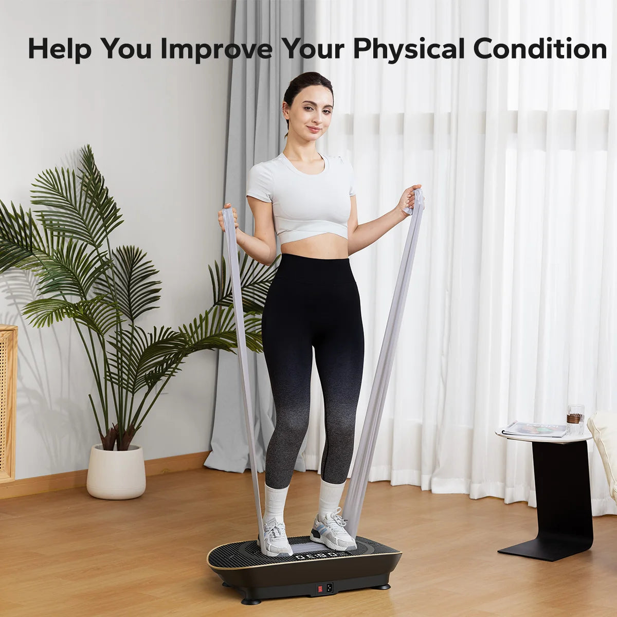 MERACH Whole Body Vibration Plate Exercise Machine for Fitness Workouts