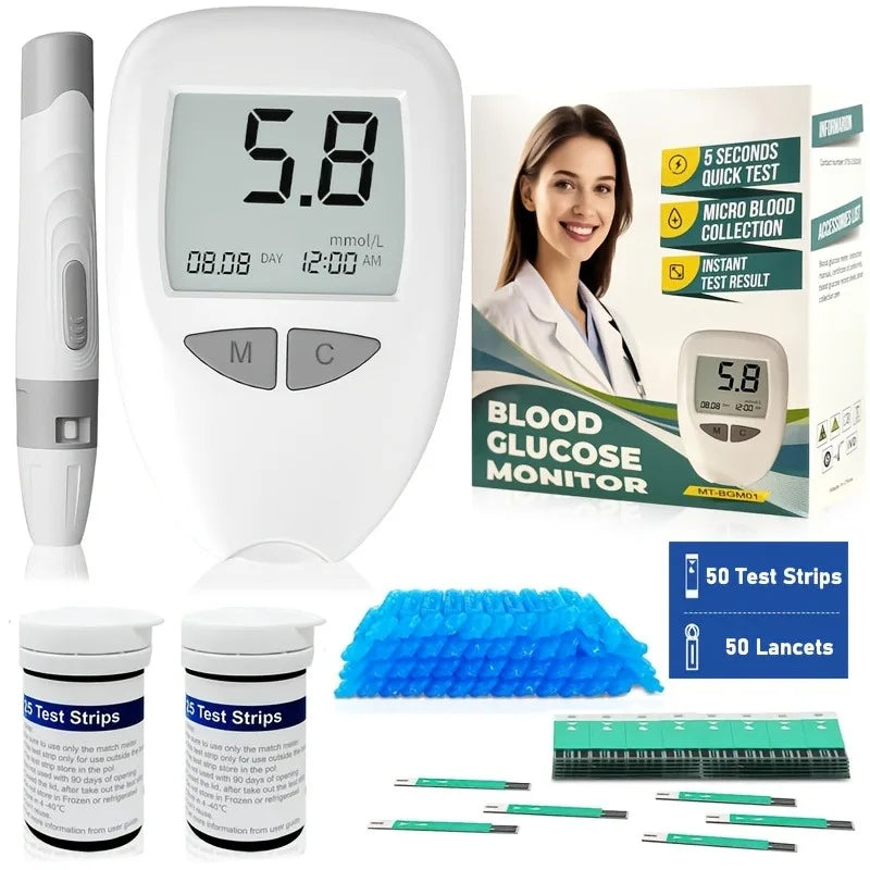 Jitesy Bluetooth Blood Glucose Monitor Kit With Fast Testing