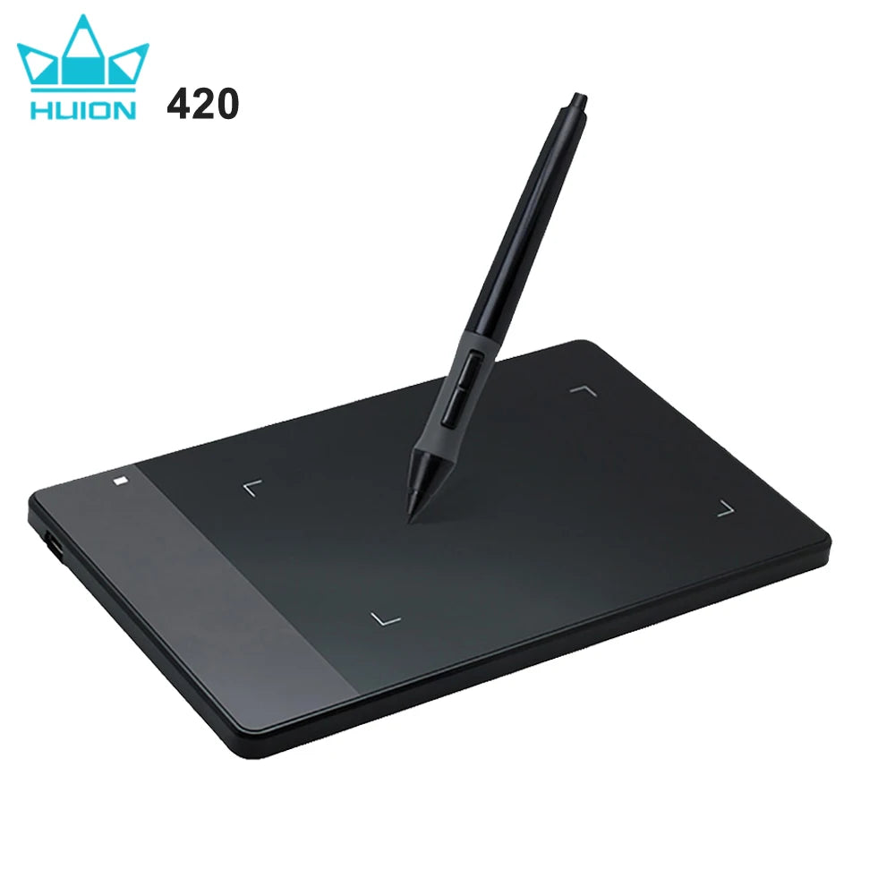 HUION 420 Digital Drawing Tablet With Signature Pen For Art