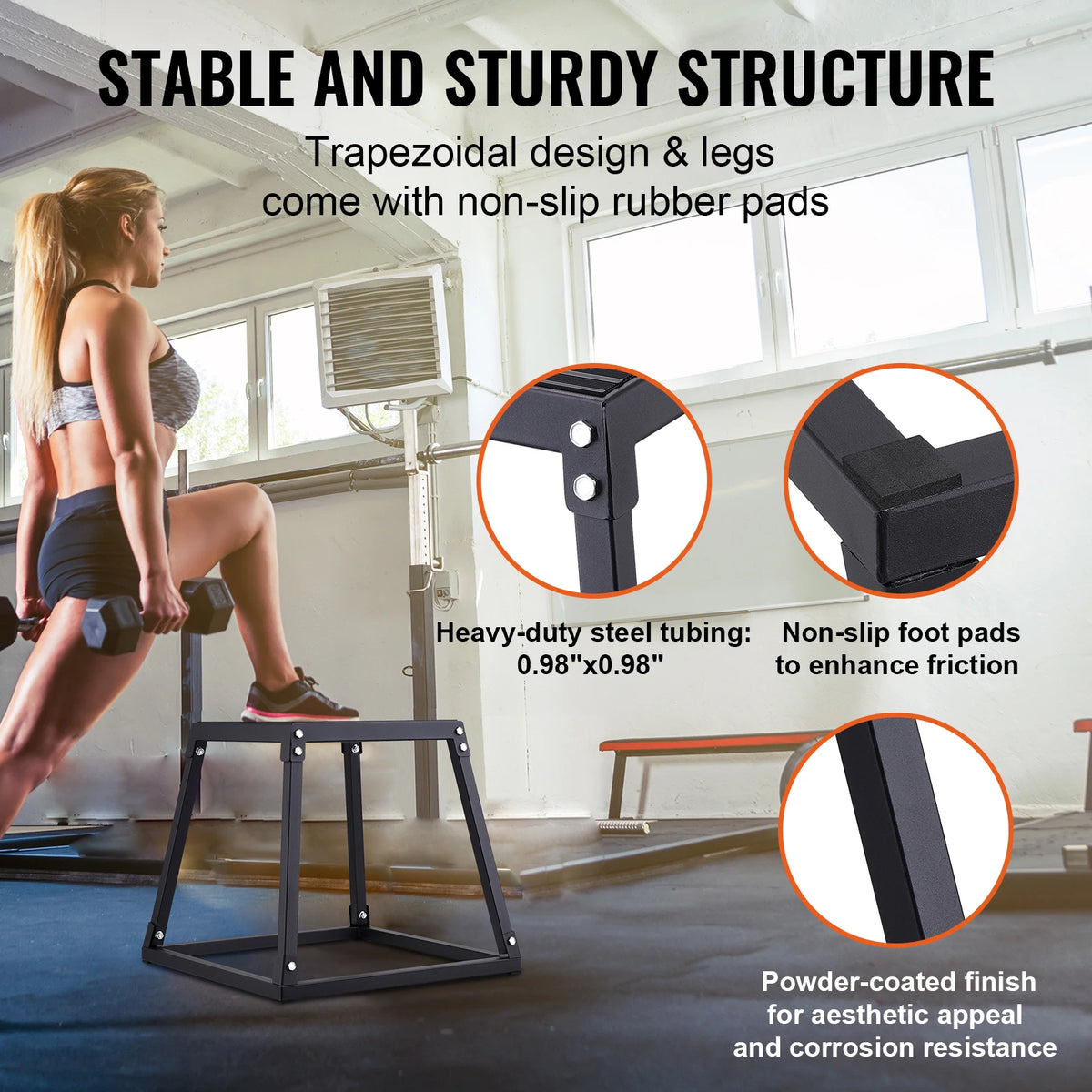 SucceBuy Plyometric Jump Box Platform For Agility Fitness Training