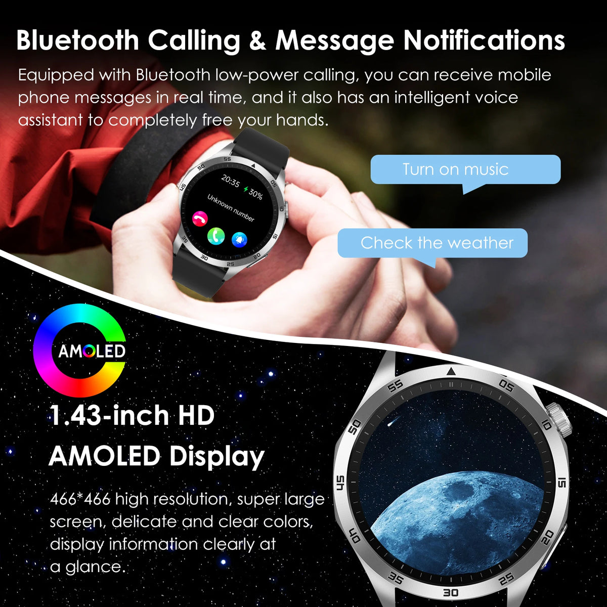 ECG PPG Health Smartwatch With Bluetooth Calling And Activity Tracking