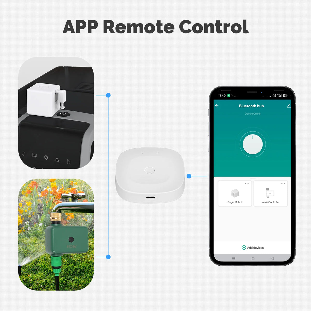 MOES Smart Home Hub With Bluetooth Zigbee And Tuya Compatibility
