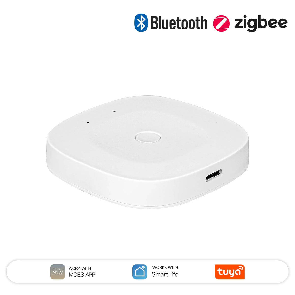 MOES Smart Home Hub With Bluetooth Zigbee And Tuya Compatibility