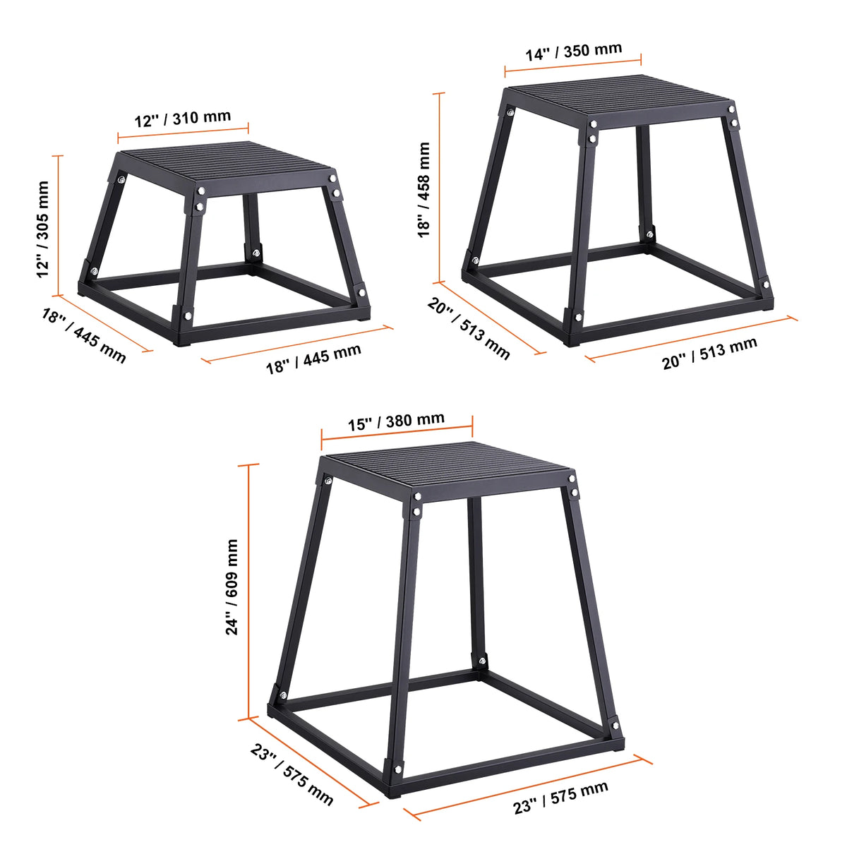 SucceBuy Plyometric Jump Box Platform For Agility Fitness Training