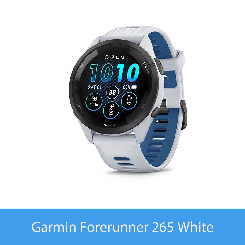 Garmin Forerunner 265 GPS Smartwatch With AMOLED Heart Rate Tracking