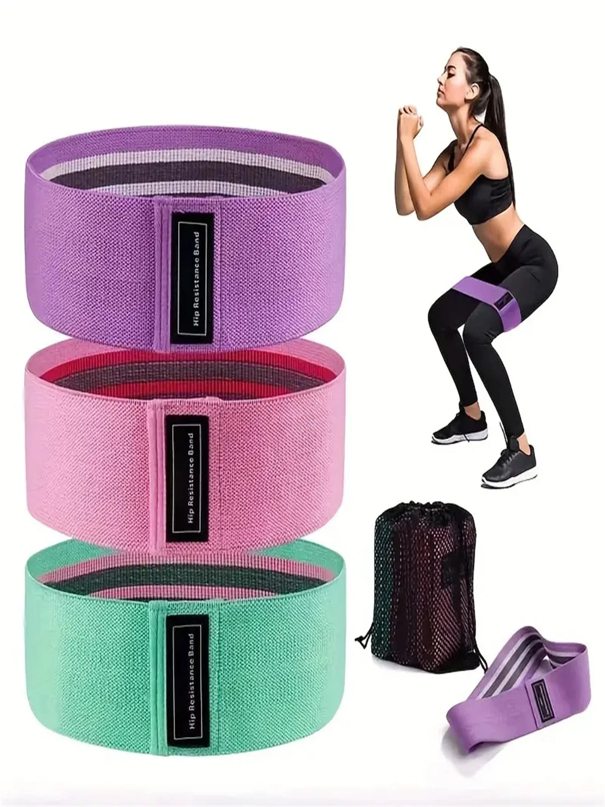 Pilates Resistance Bands for Booty Legs and Full Body Workouts
