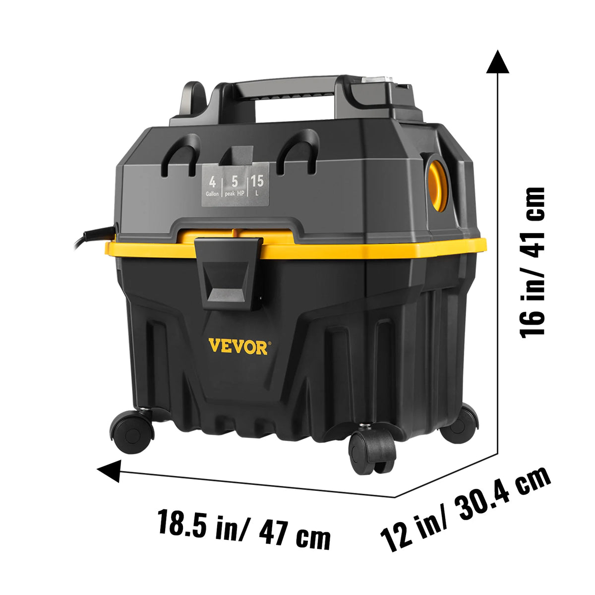 SucceBuy Portable Wet And Dry Vacuum Cleaner With Air Blower