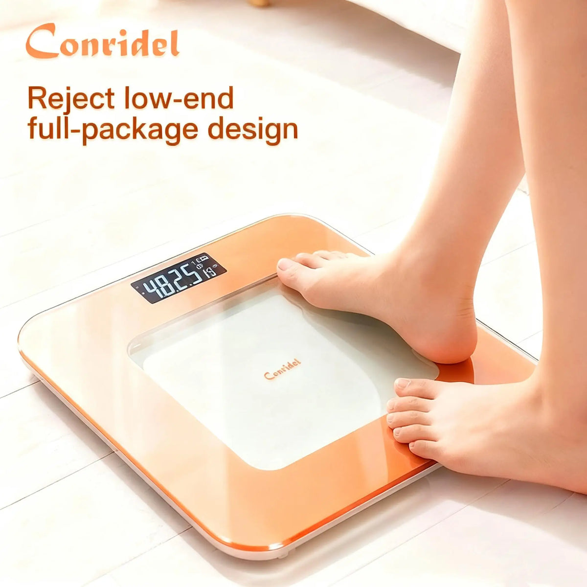 Digital Bathroom Scale With High Accuracy Sensor And LCD Display