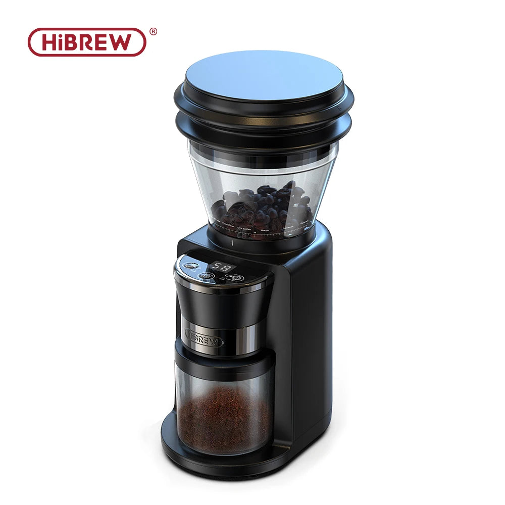 HiBREW Automatic Burr Coffee Grinder With 34 Grind Settings