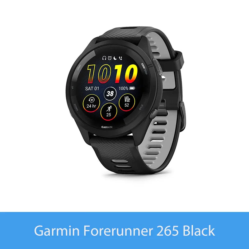 Garmin Forerunner 265 GPS Smartwatch With AMOLED Heart Rate Tracking