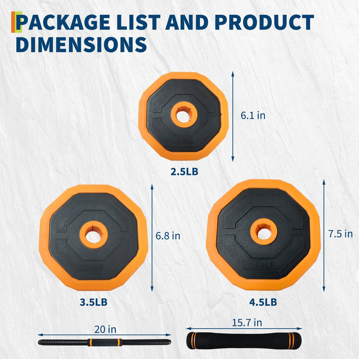 Adjustable Dumbbell Set With Barbell Connector For Home Gym