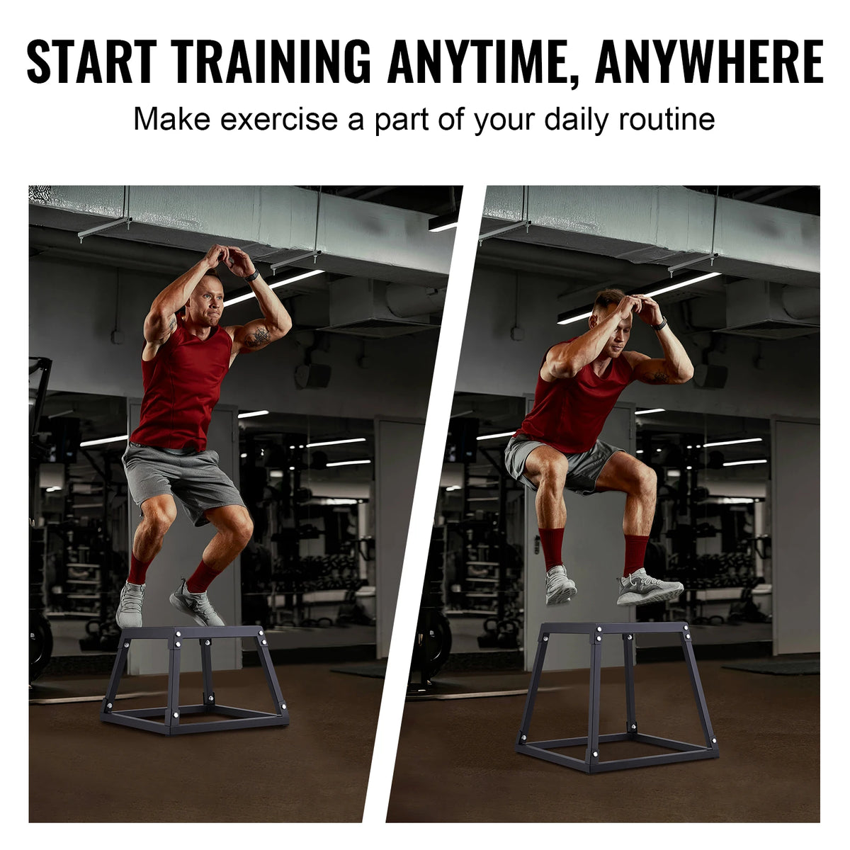 SucceBuy Plyometric Jump Box Platform For Agility Fitness Training