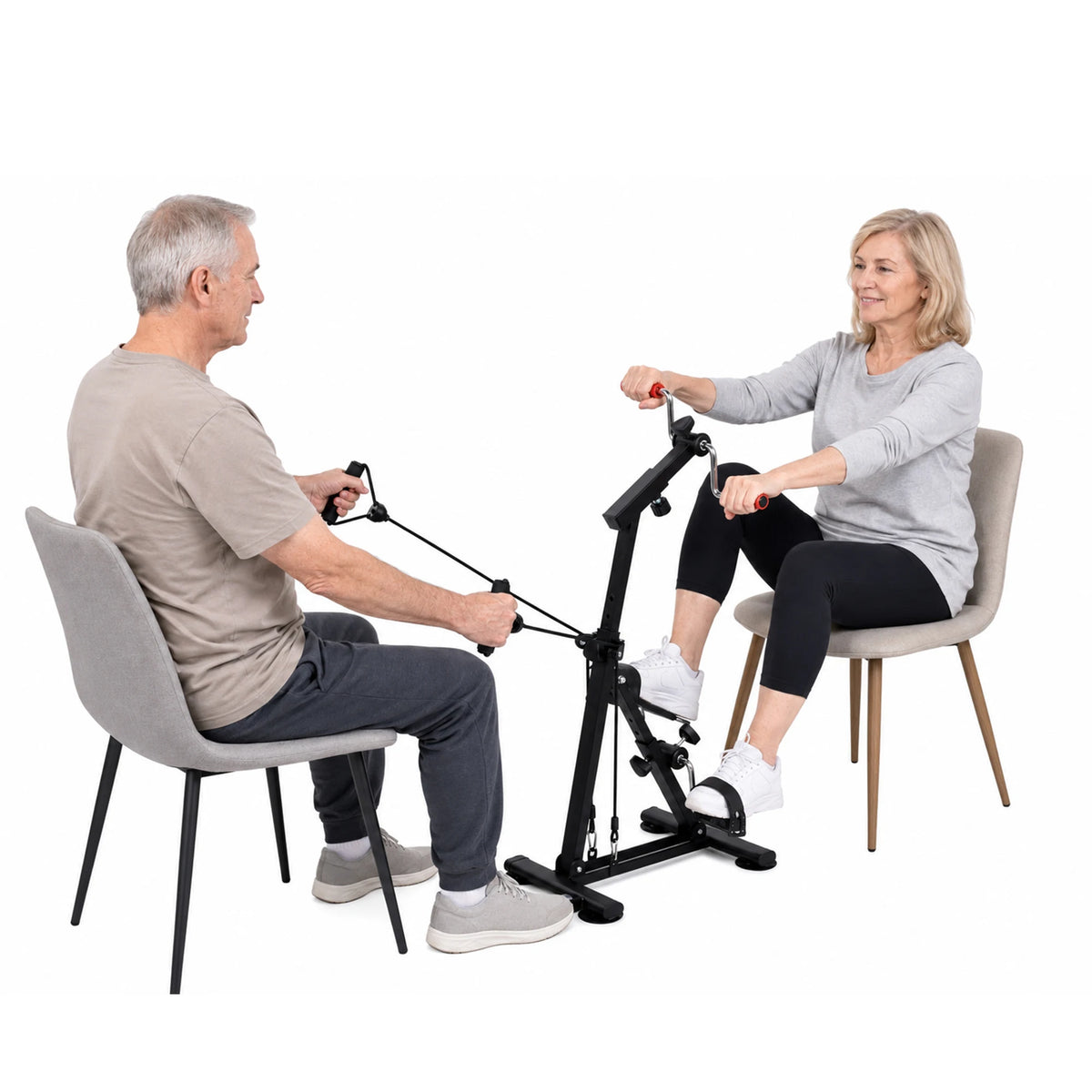 Adjustable Under Desk Pedal Exercise Bike For Leg Arm Training