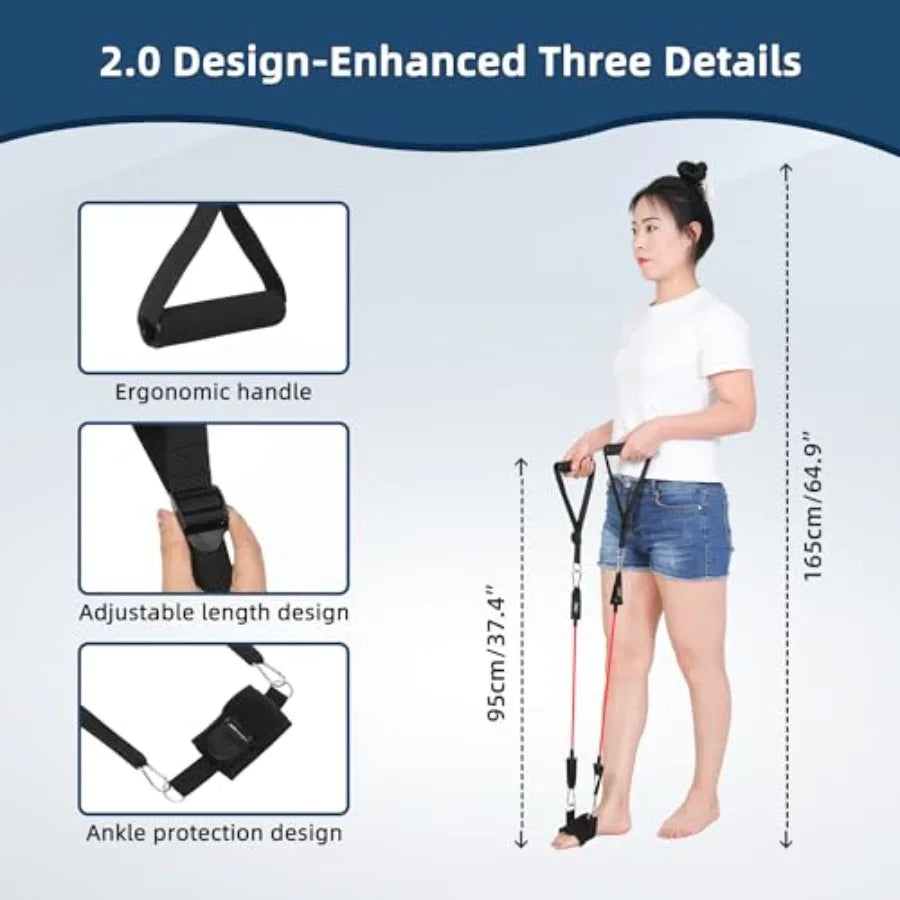 Knee Replacement Recovery Leg Stretcher for Mobility and Rehabilitation
