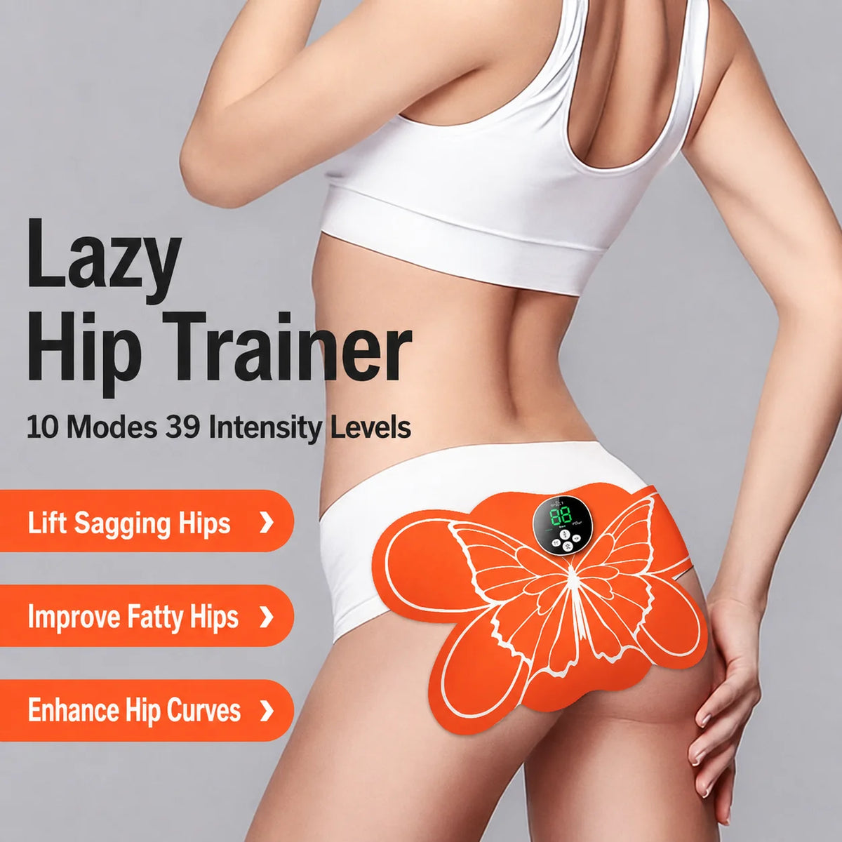 Jitesy EMS Hip Trainer for Muscle Stimulation and Fitness Shaping