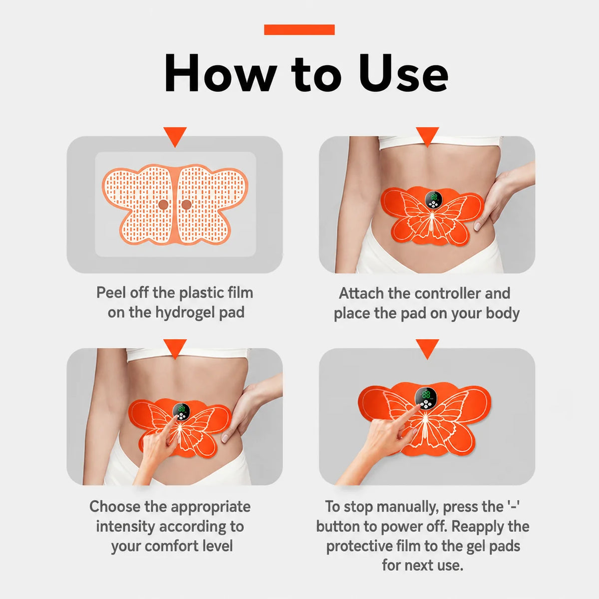 Jitesy EMS Hip Trainer for Muscle Stimulation and Fitness Shaping
