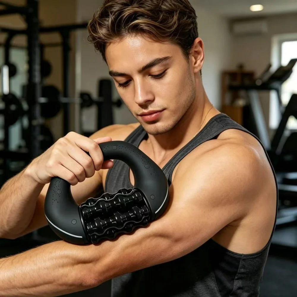 VamsLuna Portable Muscle Massage Roller for Fitness Recovery
