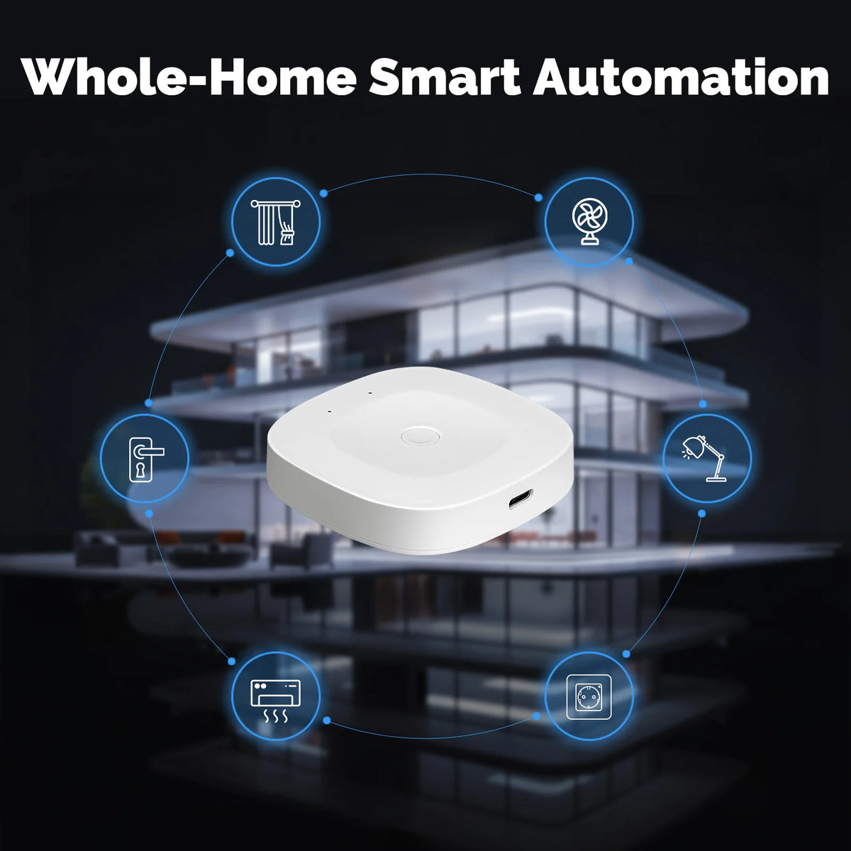 MOES Smart Home Hub With Bluetooth Zigbee And Tuya Compatibility