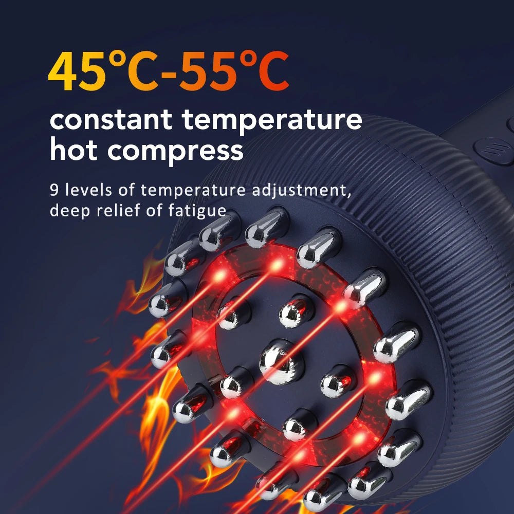 PASTSKY EMS Body Massager Brush With Heat And Vibration