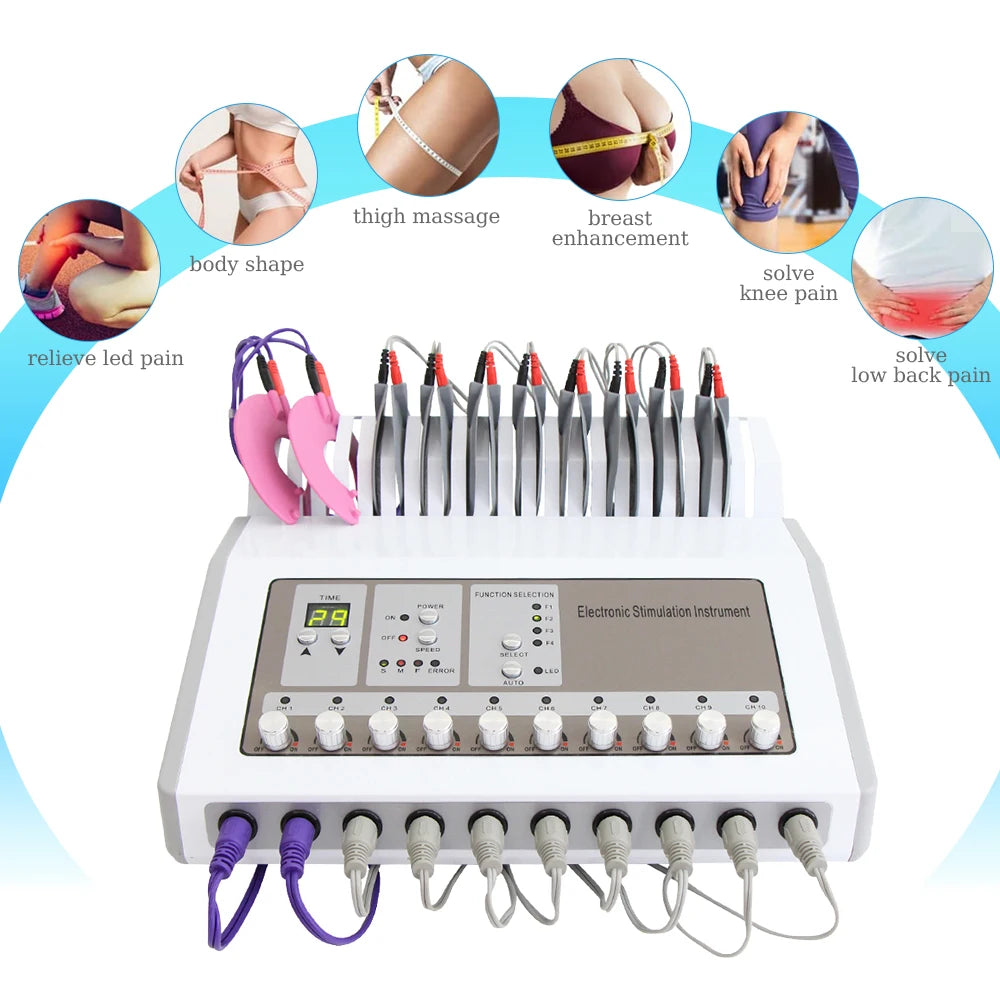 AOKO EMS Electric Muscle Stimulator for Body Toning and Massage