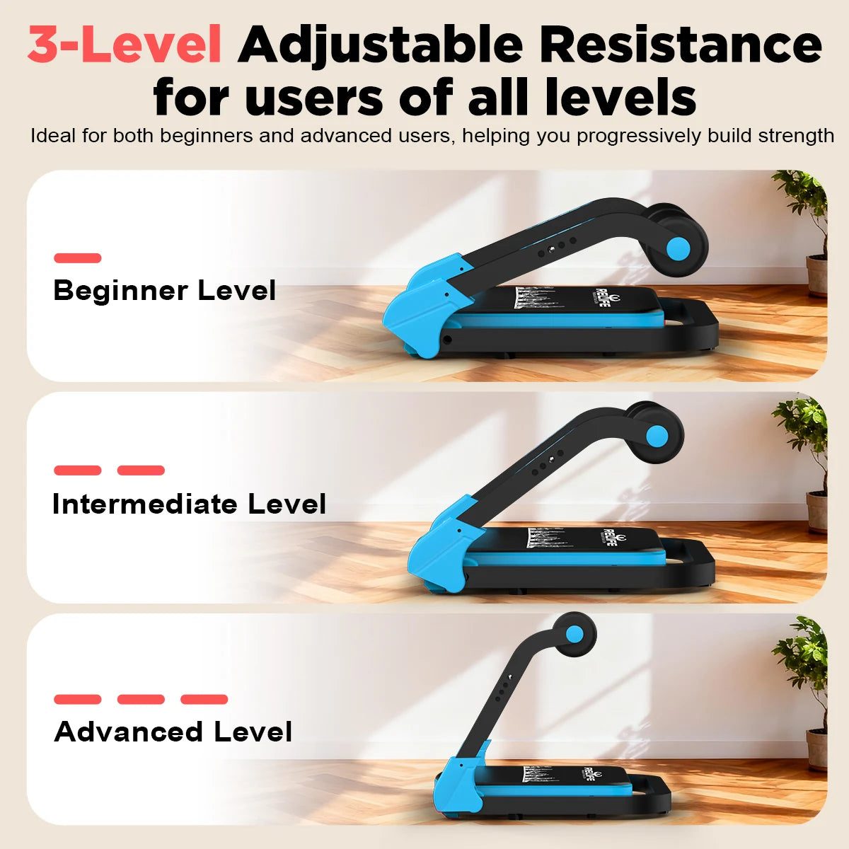 RELIFE Adjustable Sit Up Core Training Machine for Home Fitness