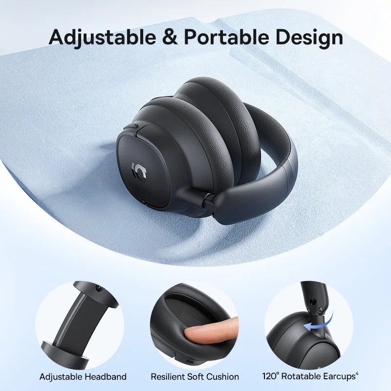 Baseus Adaptive Hybrid Noise Cancelling Wireless Headphones With LDAC Support