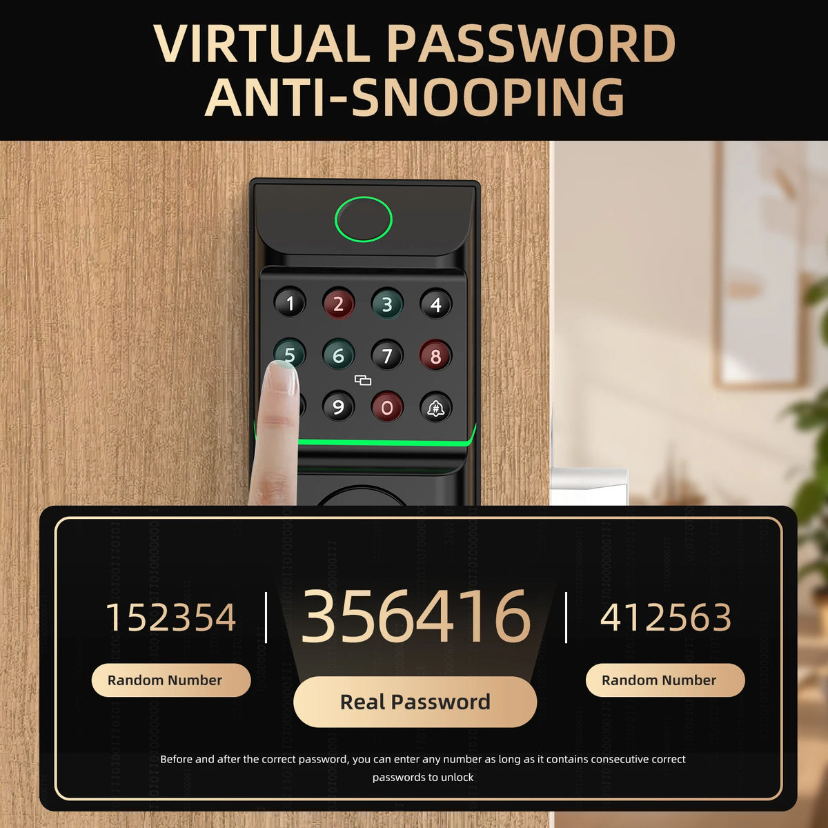Viladepot Fingerprint Smart Door Lock With App And Keypad Access