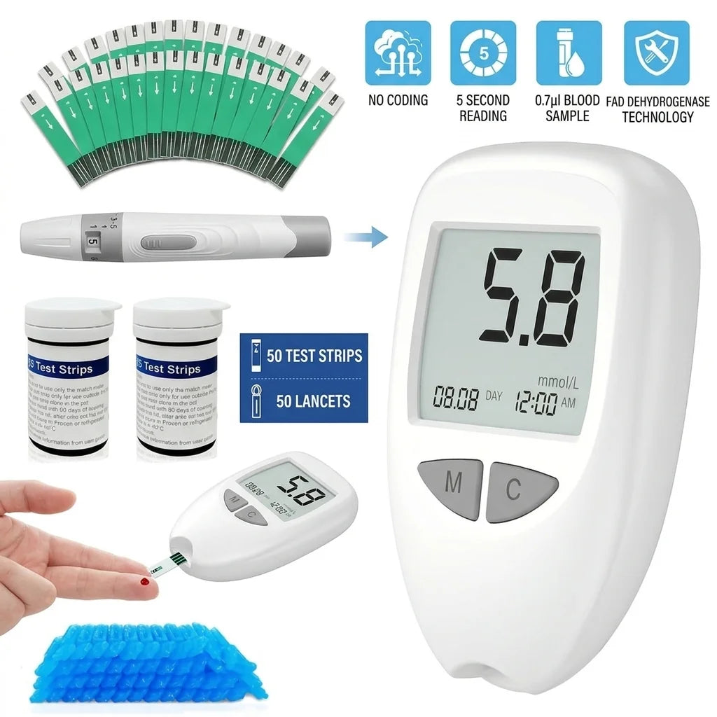 Jitesy Bluetooth Blood Glucose Monitor Kit With Fast Testing