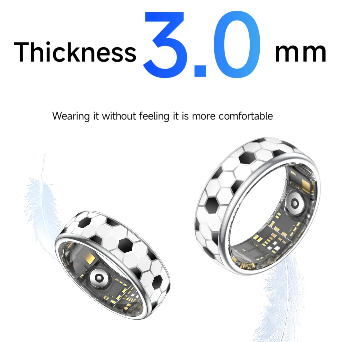 Smart Ring With GPS Tracking, Music Control And Sports Modes