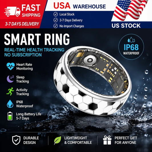 Smart Ring With GPS Tracking, Music Control And Sports Modes