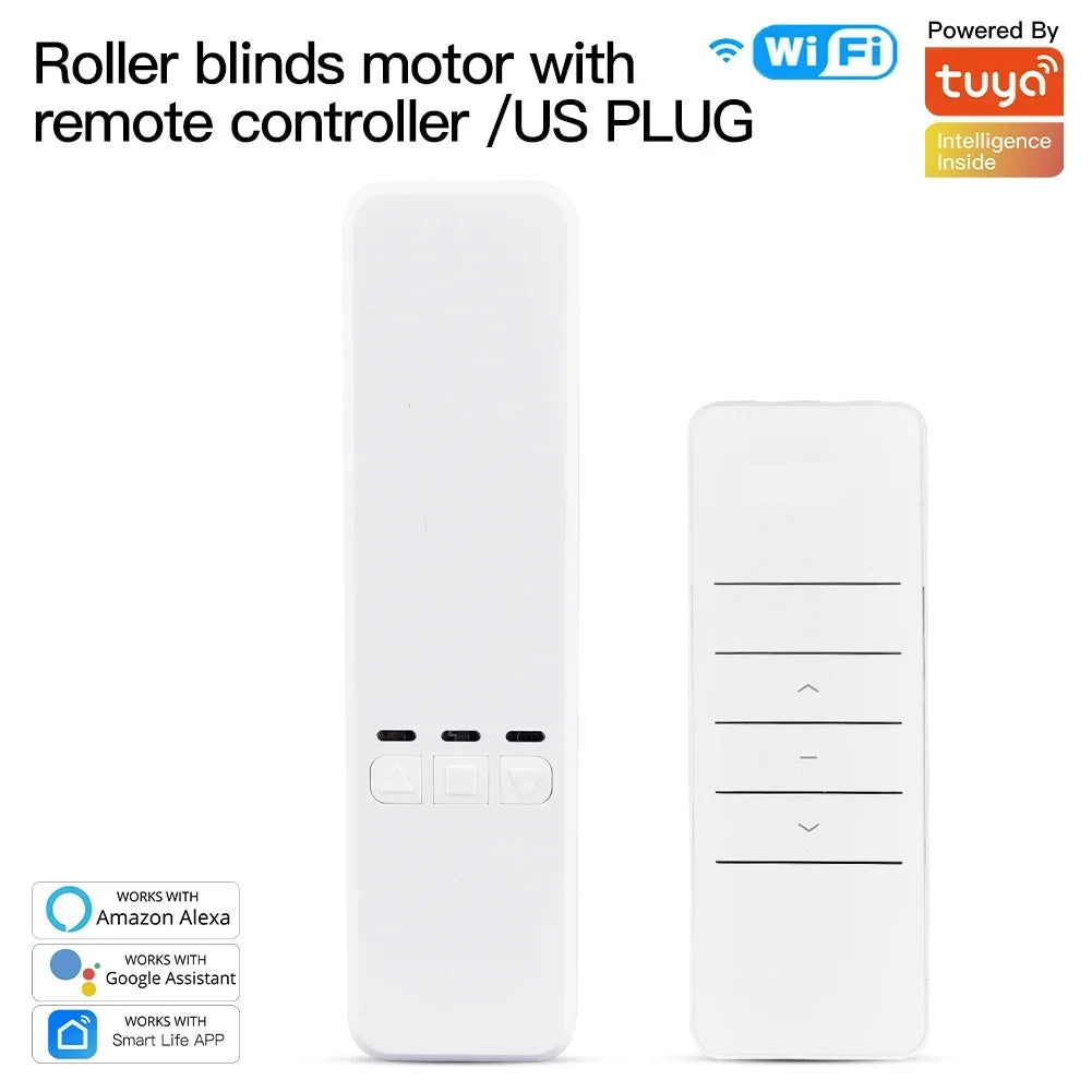 MOES Tuya WiFi Smart Roller Blind Motor with Remote Control