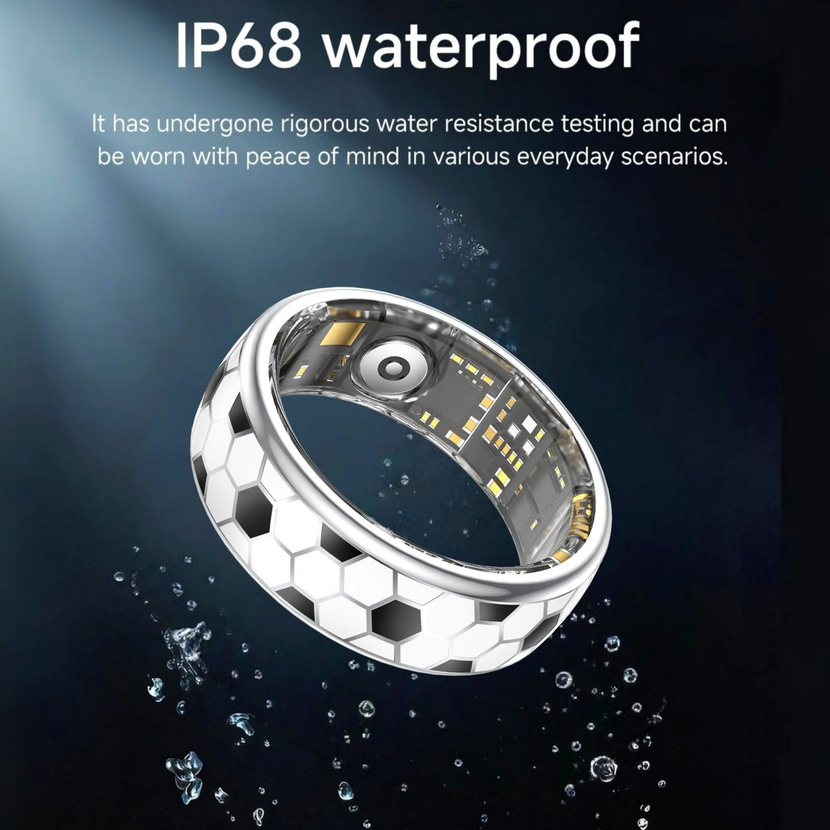 Smart Ring With GPS Tracking, Music Control And Sports Modes