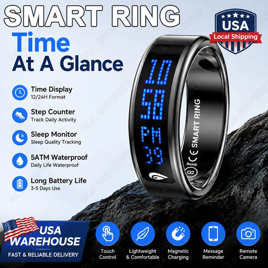 Ola Esporte Smart Ring With Heart Rate And Sleep Tracking