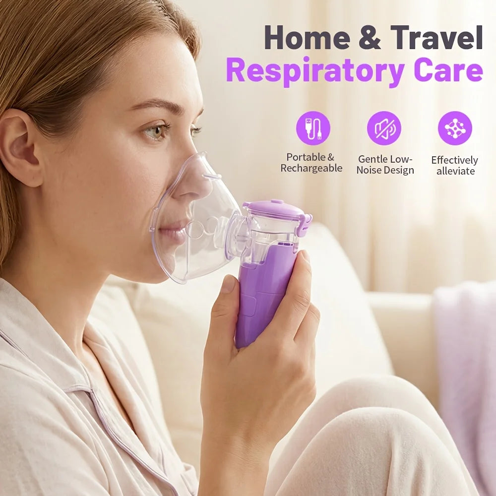 Jitesy Portable Mesh Nebulizer for Home Respiratory Care