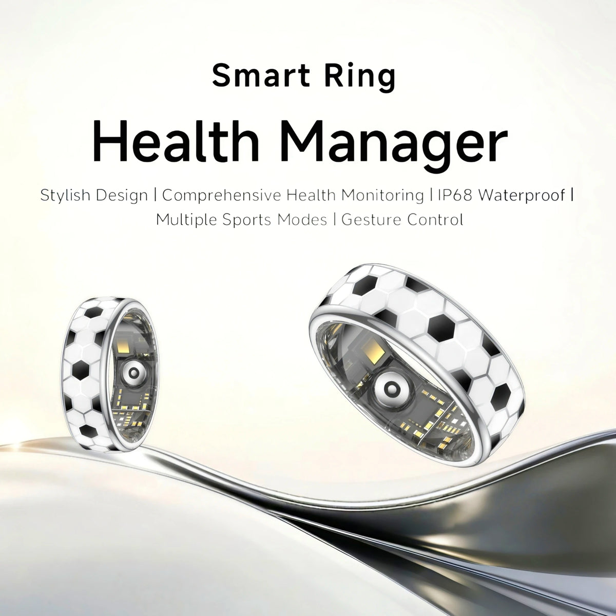 Smart Ring With GPS Tracking, Music Control And Sports Modes