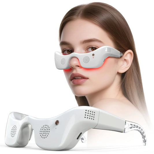 Jitesy LED Eye Massager With Heat Cooling And Light Therapy