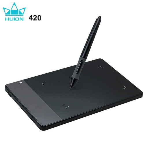 HUION 420 Digital Drawing Tablet With Signature Pen For Art