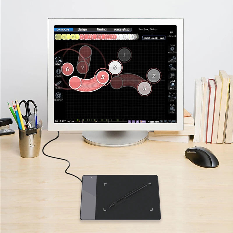 HUION 420 Digital Drawing Tablet With Signature Pen For Art