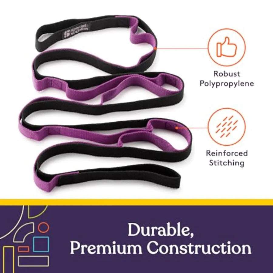 Yoga Strap For Stretching Flexibility And Physical Therapy Training