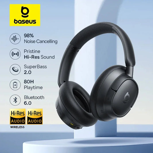 Baseus Adaptive Hybrid Noise Cancelling Wireless Headphones With LDAC Support