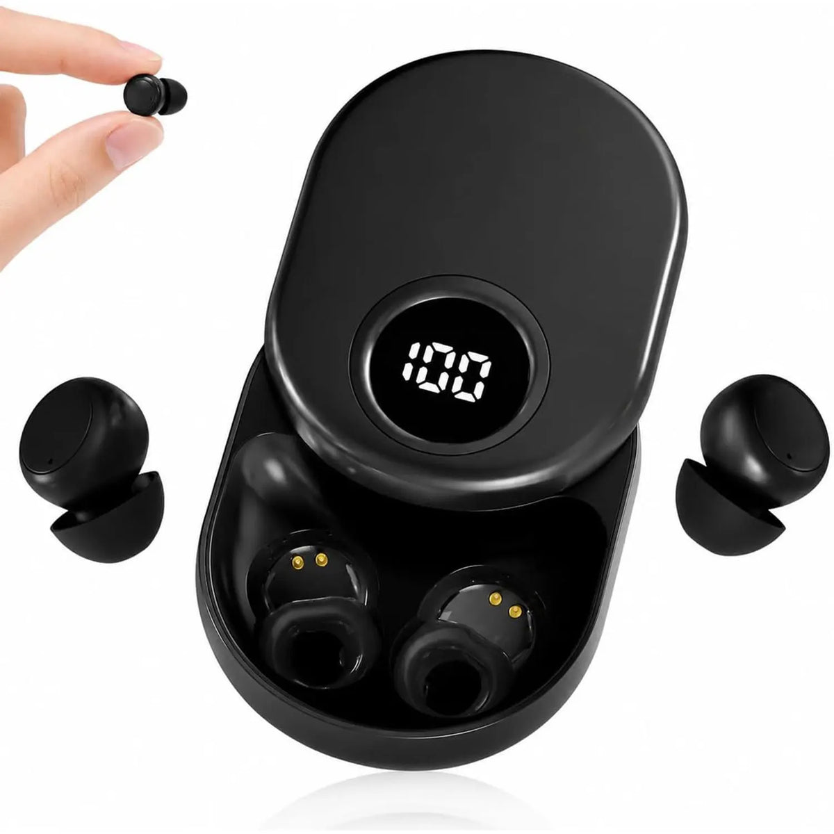 INSONIXN Invisible Wireless Bluetooth Earbuds With Active Noise Cancellation