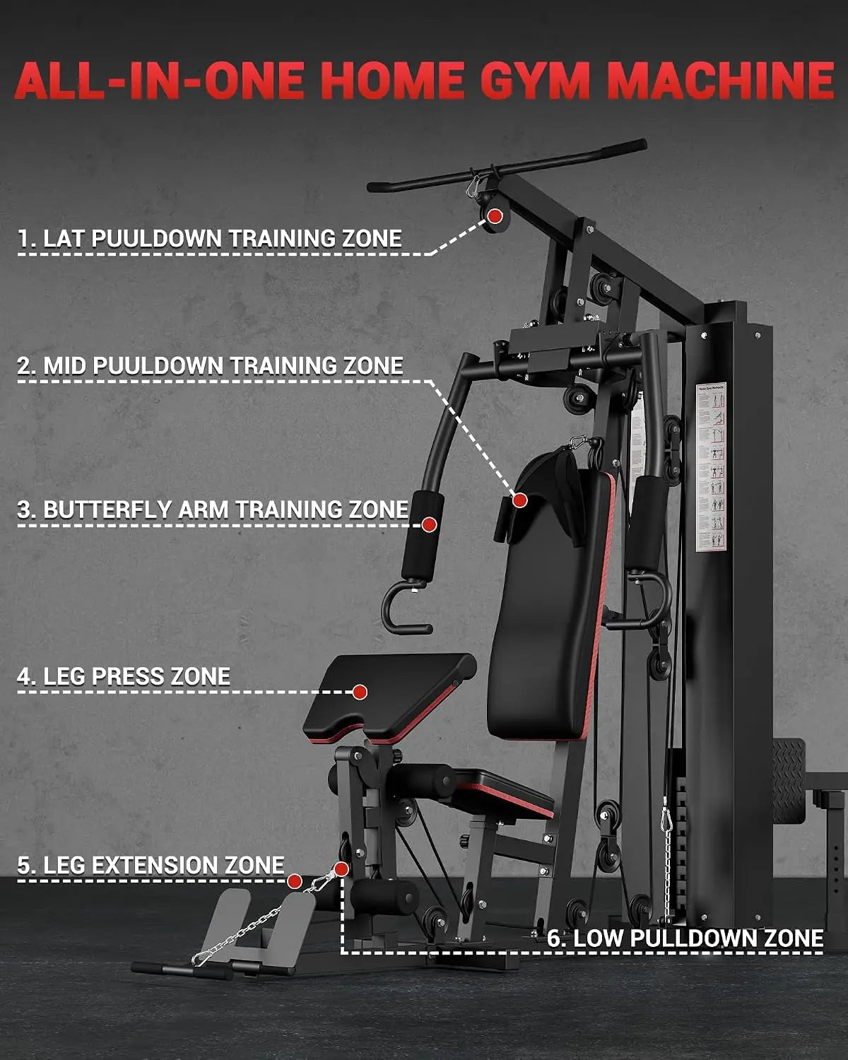 TWISTER.CK Multifunctional Home Gym Strength Training Workout Machine