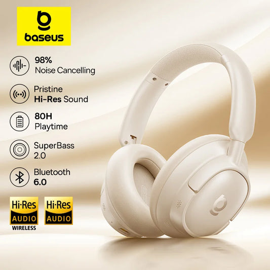 Baseus Bass Wireless Noise Cancelling Headphones With Spatial Audio