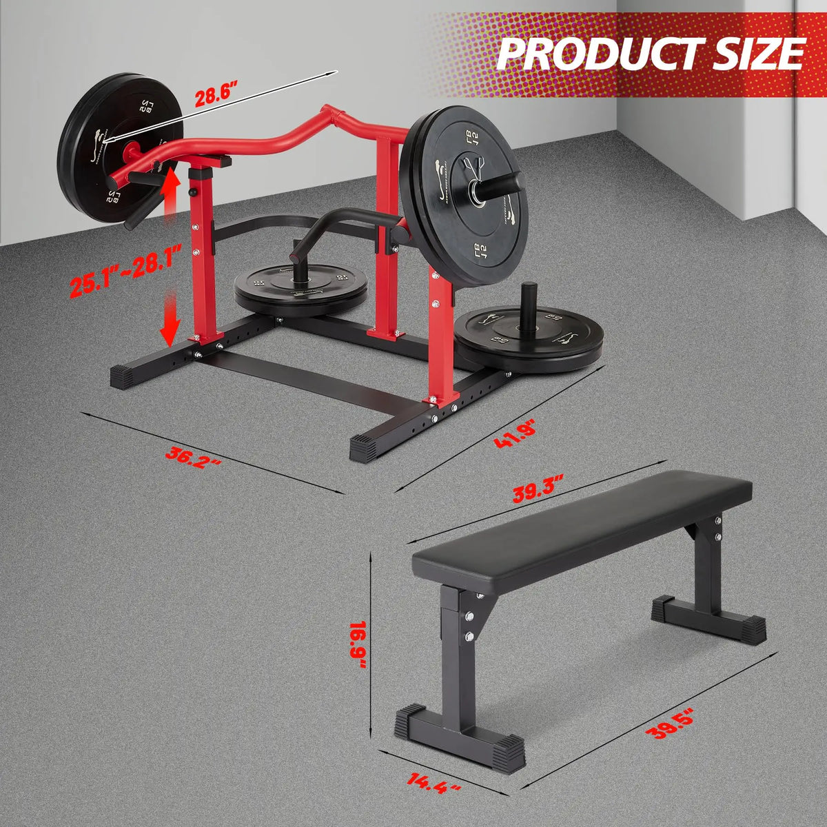 Independent Arm Chest Press Machine for Home Gym Strength Training