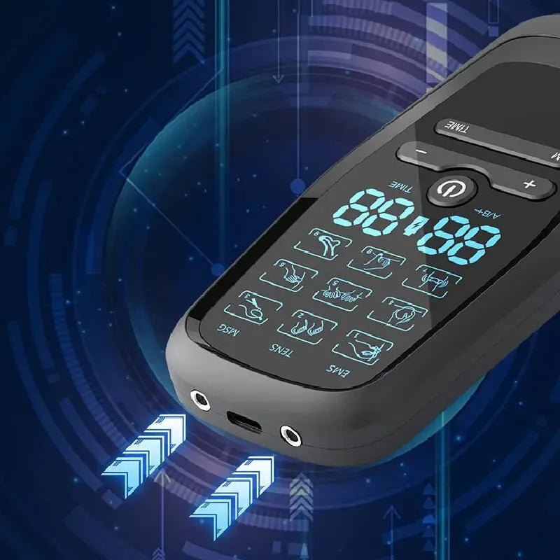 Jitesy Rechargeable TENS EMS Muscle Stimulator for Pain Relief