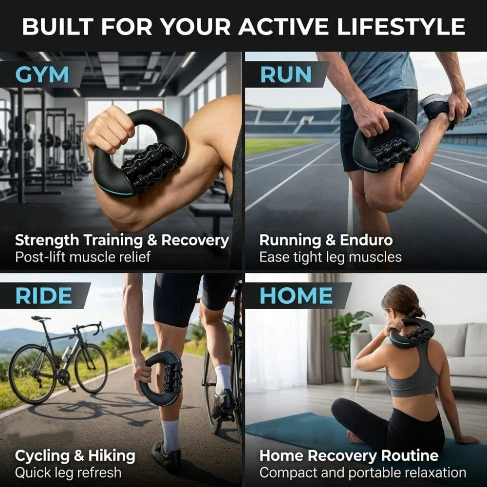VamsLuna Portable Muscle Massage Roller for Fitness Recovery