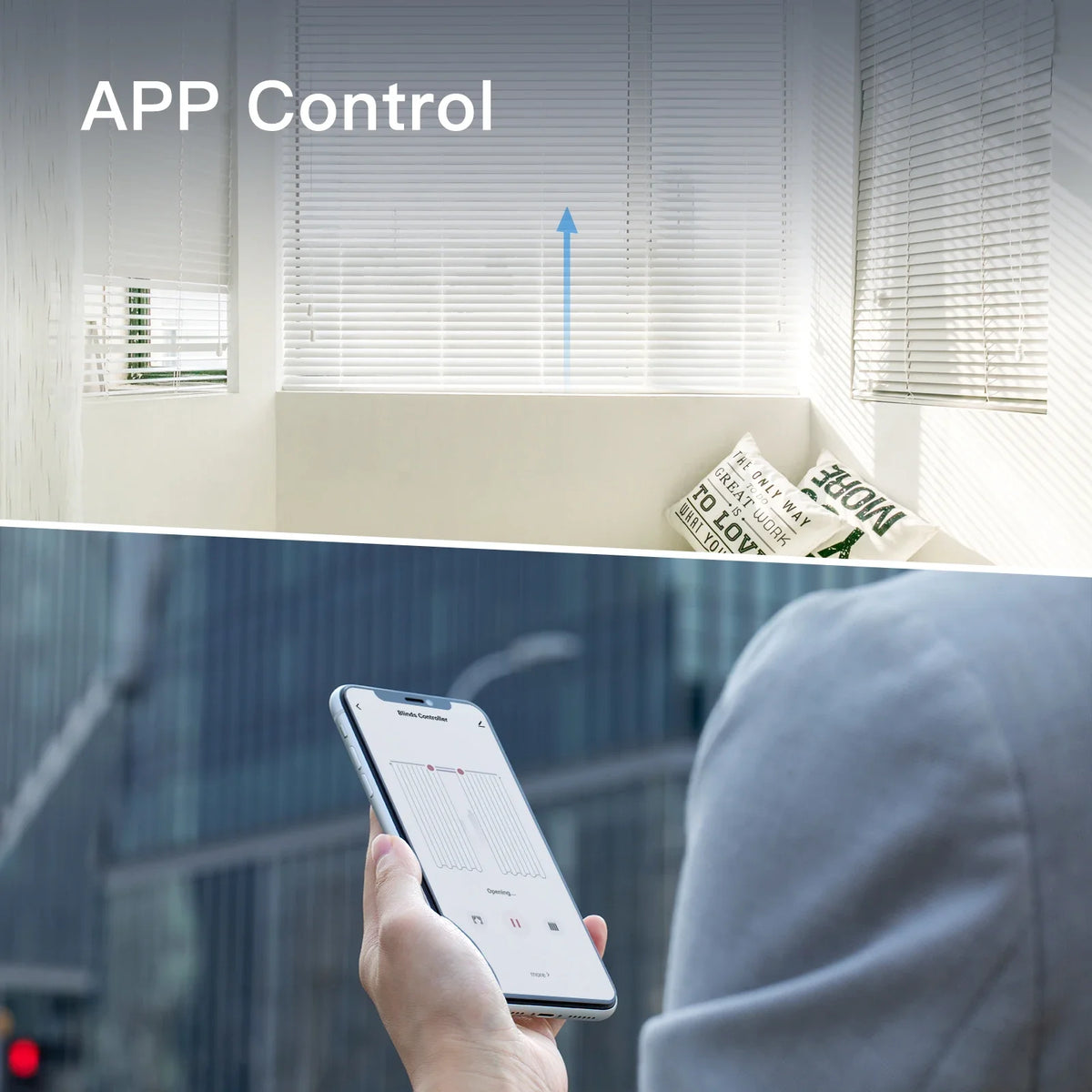 MOES Tuya WiFi Smart Roller Blind Motor with Remote Control