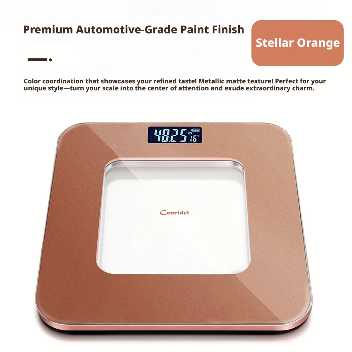 Digital Bathroom Scale With High Accuracy Sensor And LCD Display